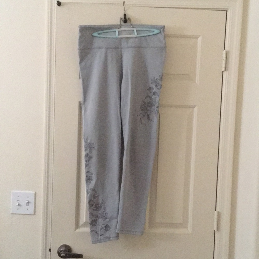 Fabletics grey high rise leggings XL